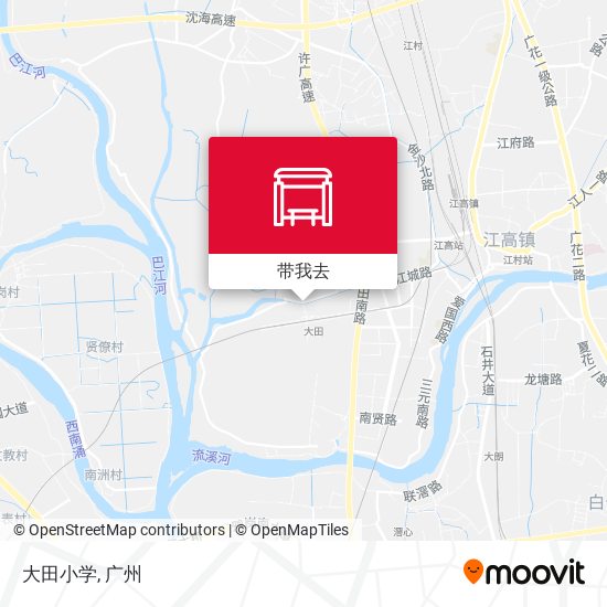 大田小学地图