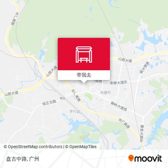 盘古中路地图