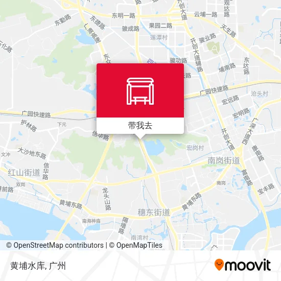 黄埔水库地图