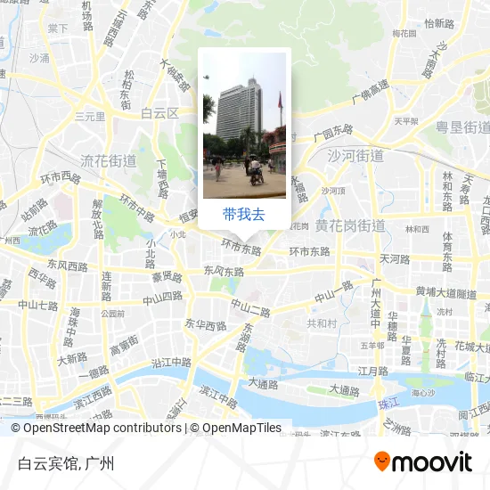 白云宾馆地图