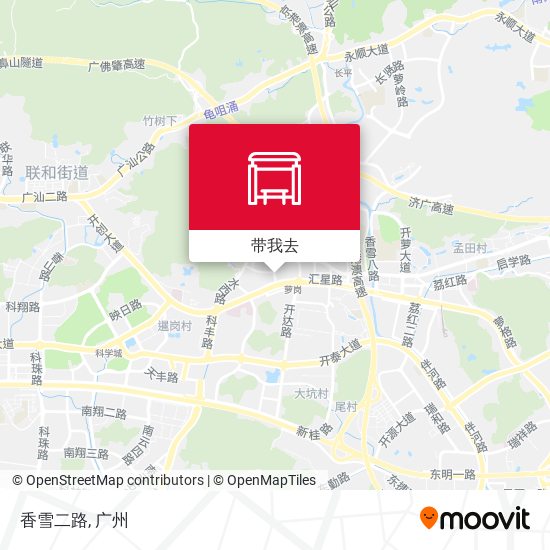 香雪二路地图