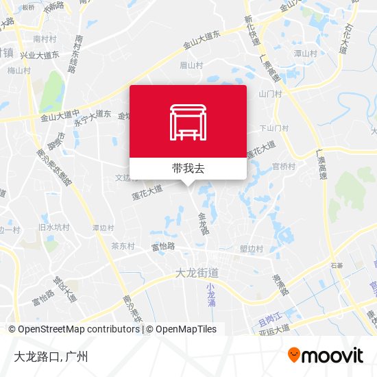 大龙路口地图