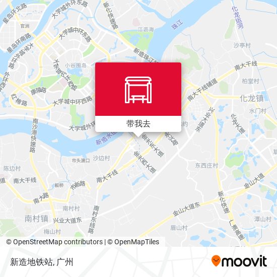 新造地铁站地图