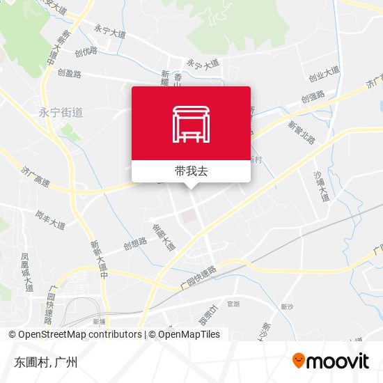 东圃村地图