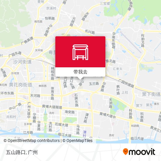五山路口地图