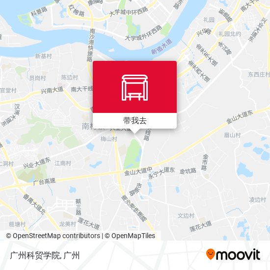 广州科贸学院地图