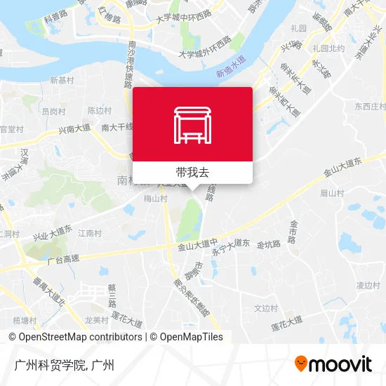 广州科贸学院地图