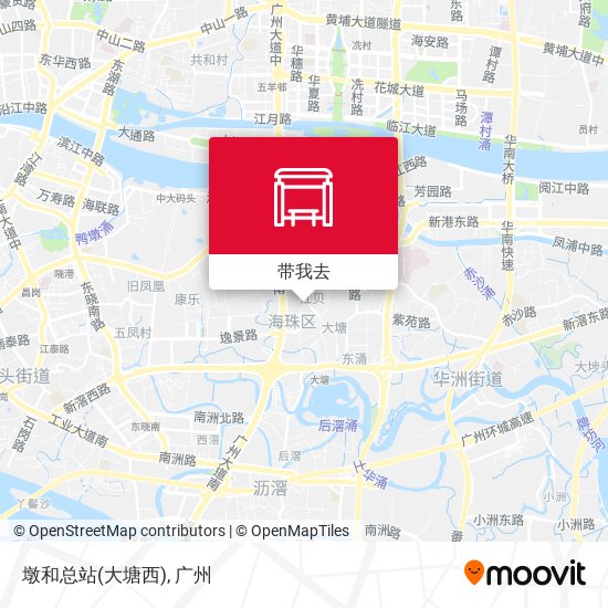 墩和总站(大塘西)地图
