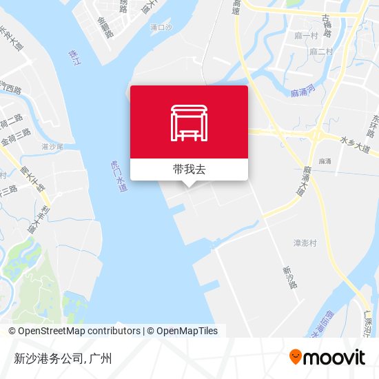 新沙港务公司地图