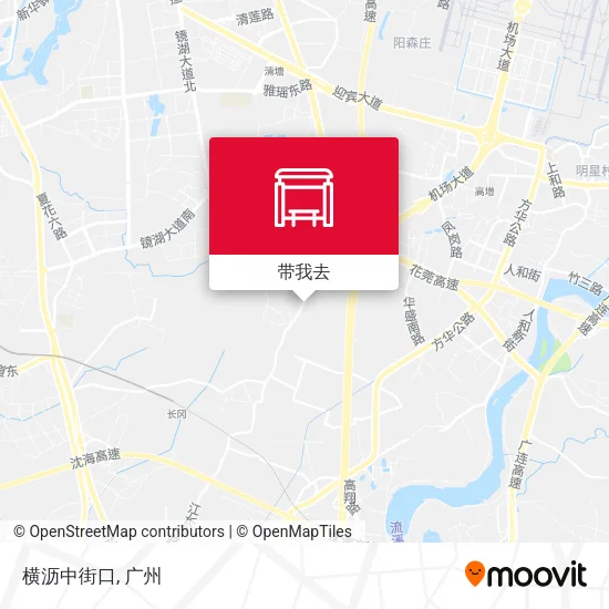 横沥中街口地图