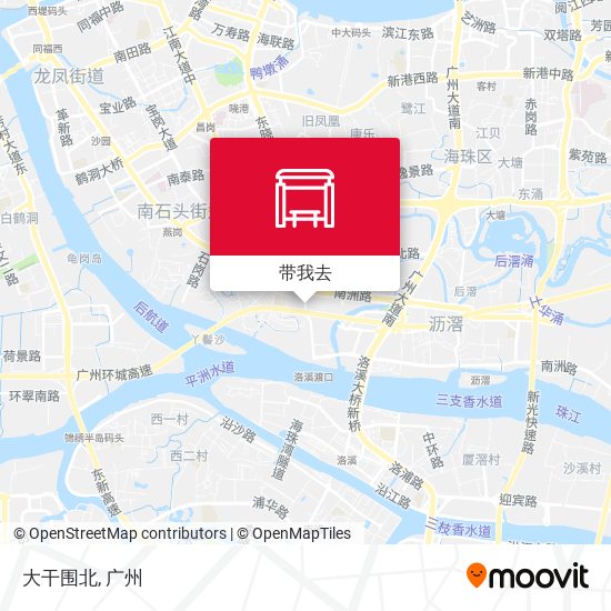 大干围北地图