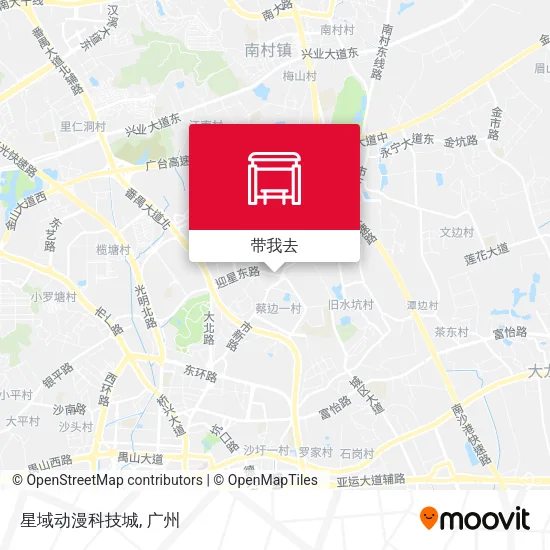 星域动漫科技城地图