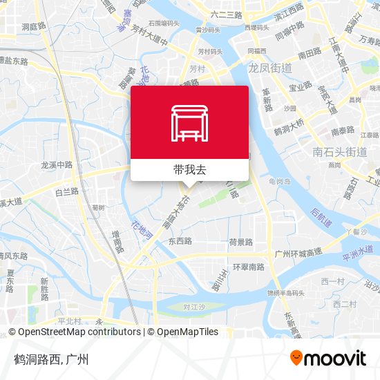 鹤洞路西地图