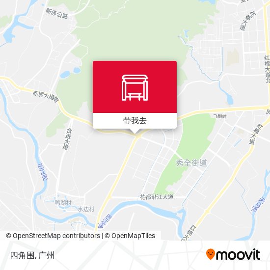 四角围地图