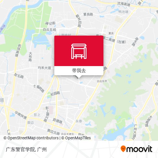广东警官学院地图