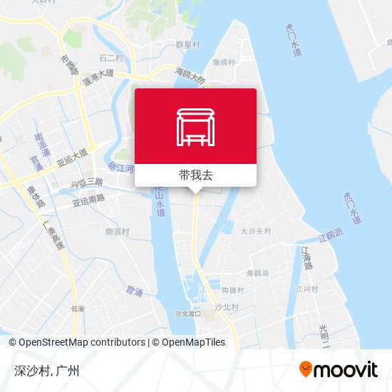 深沙村地图