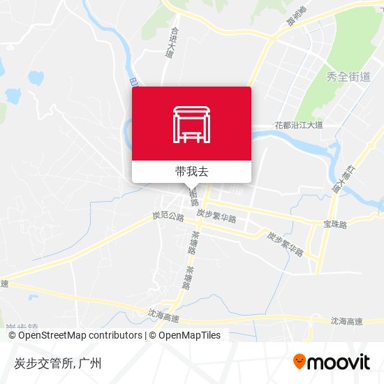 炭步交管所地图