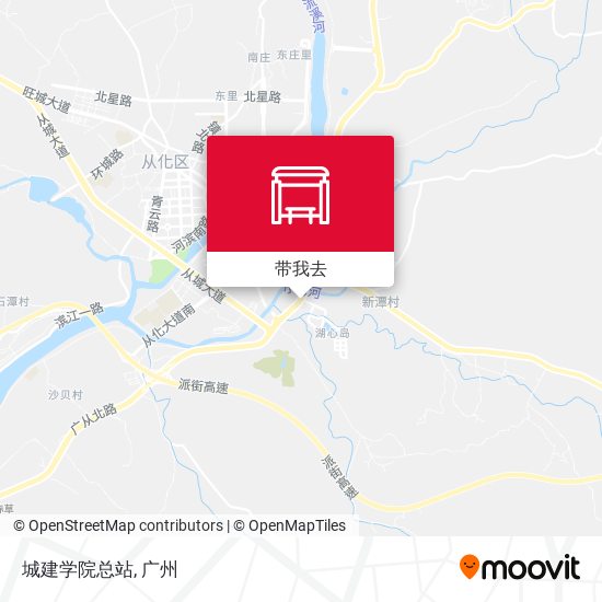 城建学院总站地图