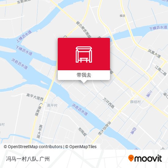 冯马一村八队地图