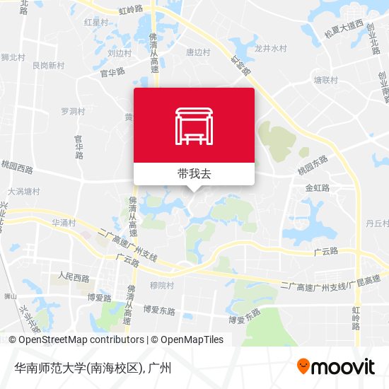 华南师范大学(南海校区)地图