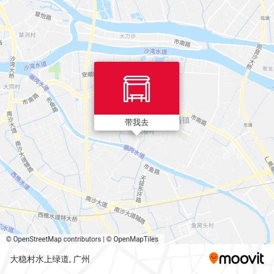 大稳村水上绿道地图