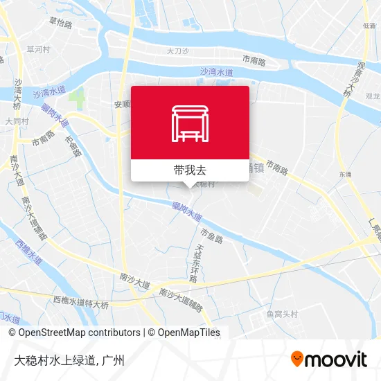 大稳村水上绿道地图
