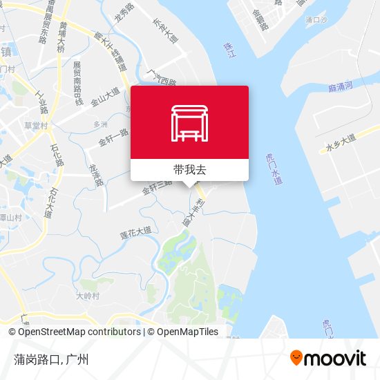 蒲岗路口地图