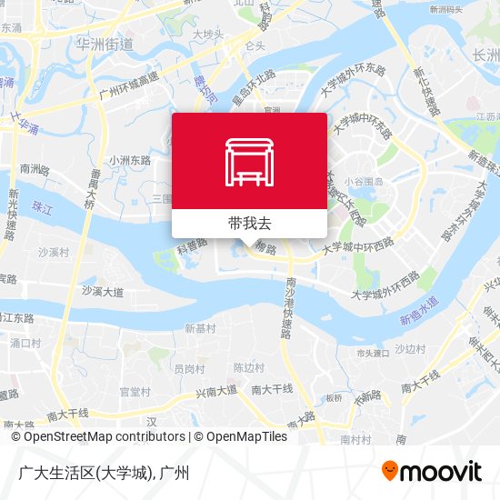 广大生活区(大学城)地图