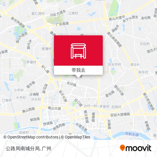 公路局南城分局地图