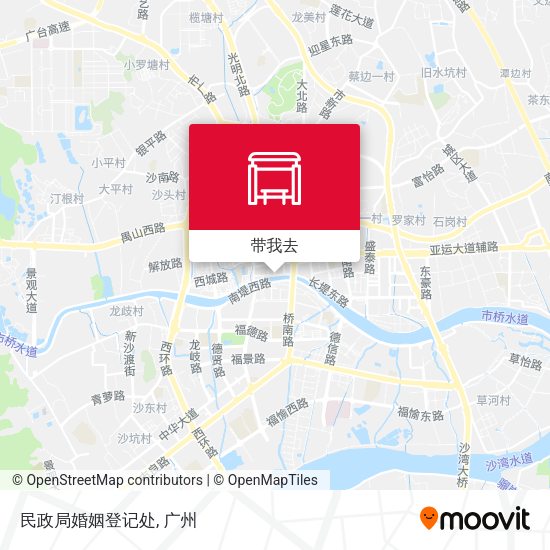 民政局婚姻登记处地图