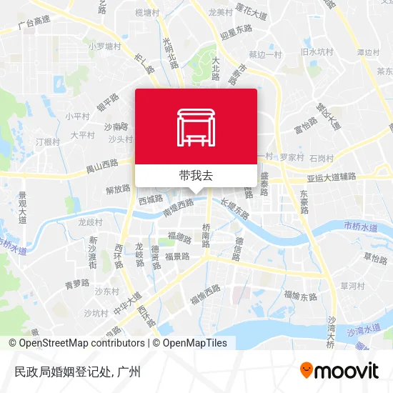 民政局婚姻登记处地图