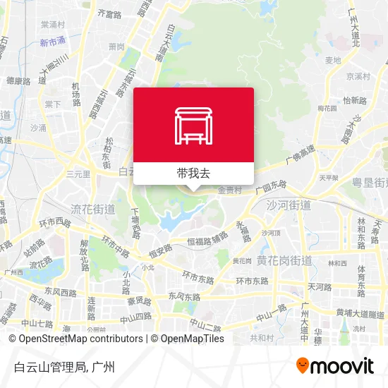 白云山管理局地图