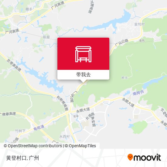 黄登村口地图
