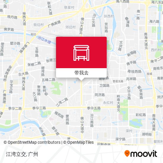 江湾立交地图