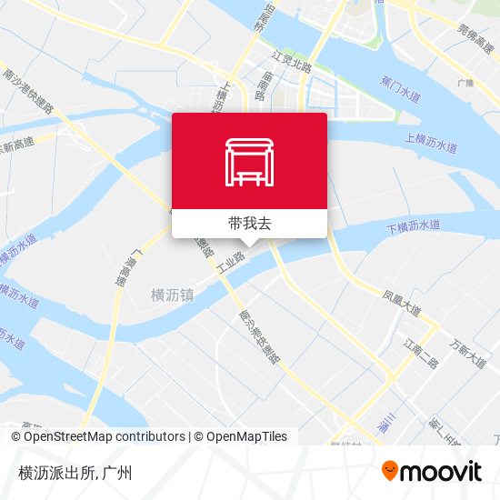 横沥派出所地图