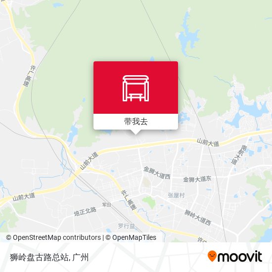 狮岭盘古路总站地图