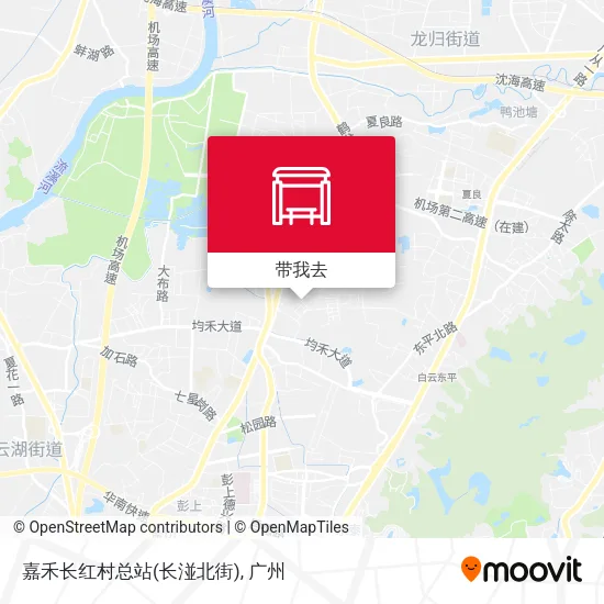 嘉禾长红村总站(长湴北街)地图