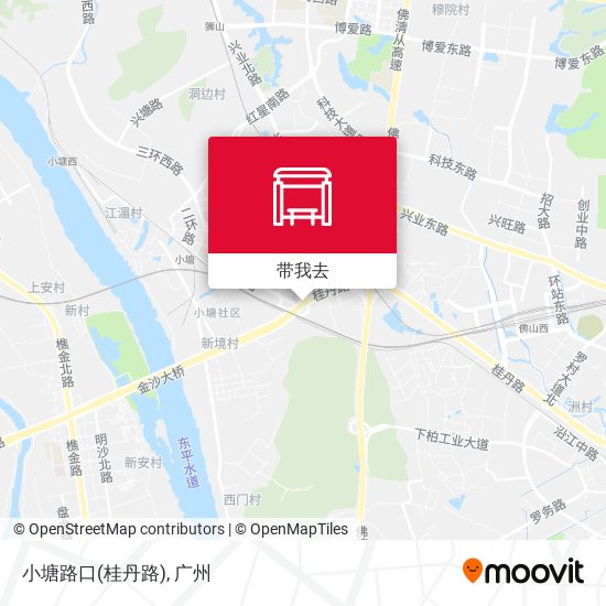 小塘路口(桂丹路)地图