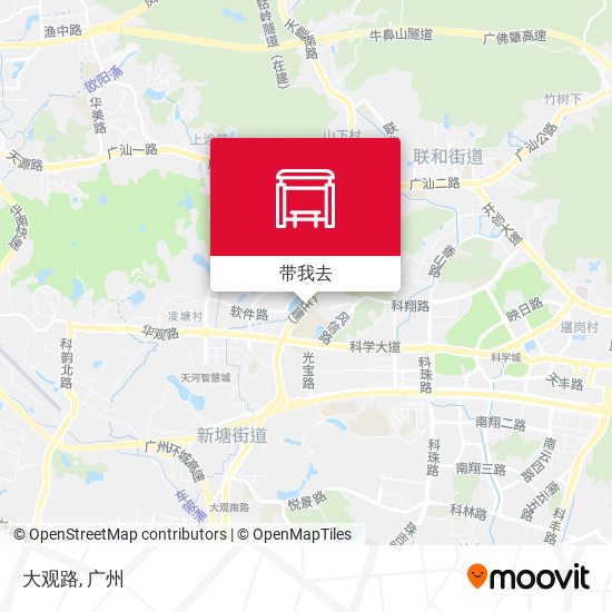 大观路地图