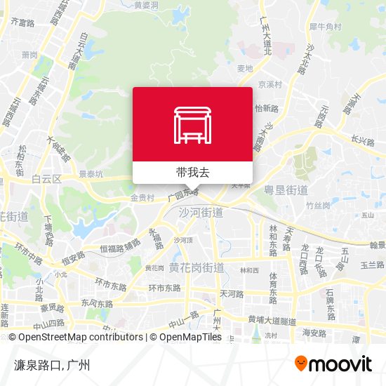 濂泉路口地图