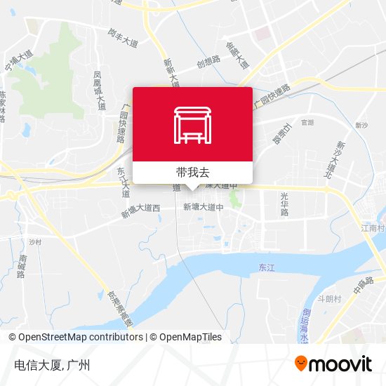 电信大厦地图