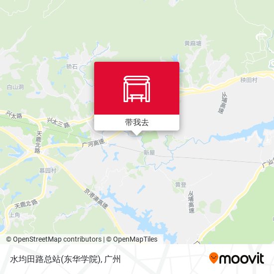 水均田路总站(东华学院)地图