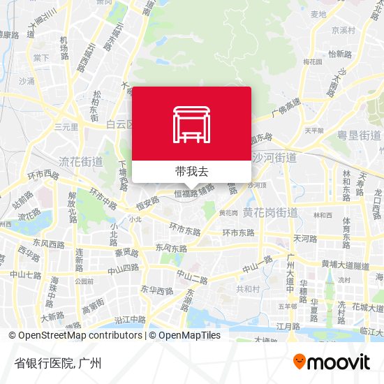 省银行医院地图