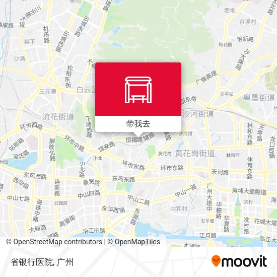 省银行医院地图