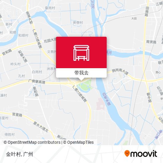 金叶村地图