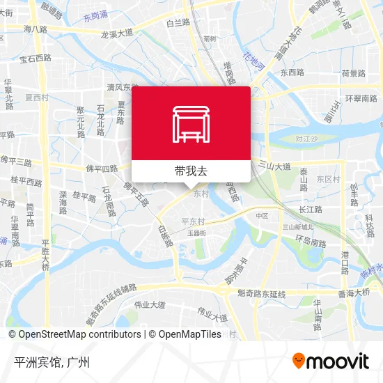 平洲宾馆地图