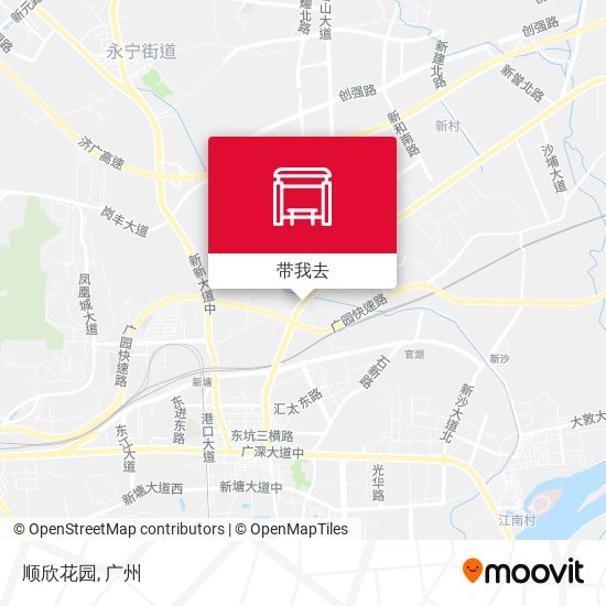 顺欣花园地图