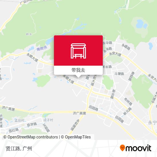贤江路地图