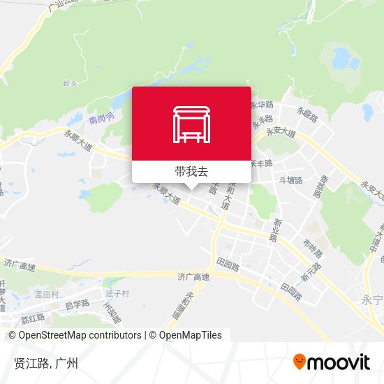 贤江路地图