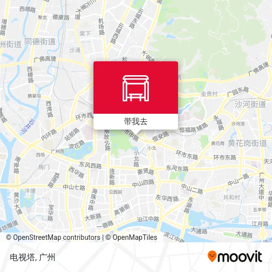 电视塔地图